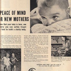 Gerber Baby Food Ad 1946