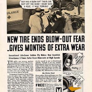 Goodrich Tires Ad 1934