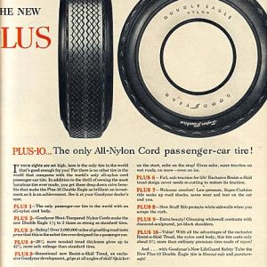 Goodyear Tires Ad 1952