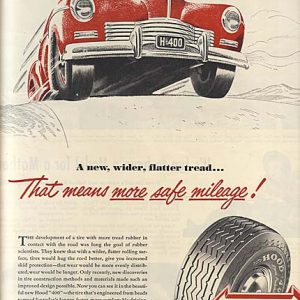 Hood Tires Ad 1947