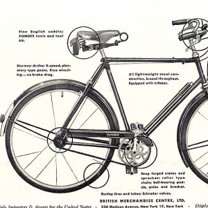 Huber Bicycle Ad 1947