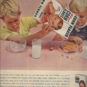 Kellogg's Corn Flakes Ad 1955