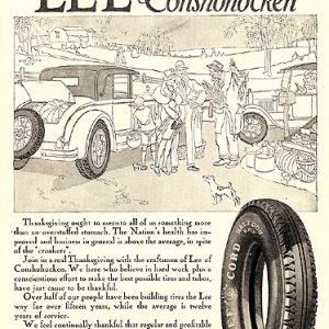 Lee Tires Ad 1927