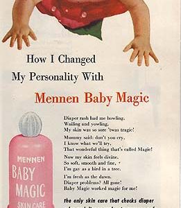 Mennen Baby Magic Ad 1951