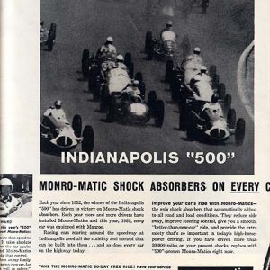 Monroe-Matic Shock Absorbers Ad 1959