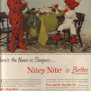 Nitey Nite Sleepers Ad 1952