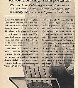 Pennsylvania Rubber Company Tires Ad 1942