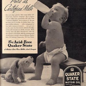 Quaker State Oil Ad 1938