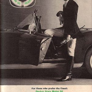 Quaker State Oil Ad 1963