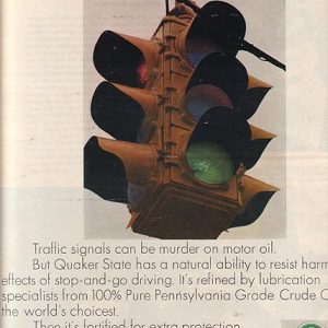 Quaker State Oil Ad 1971