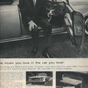 RCA Victor Car Record Player Ad 1959