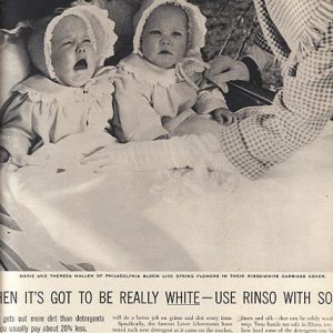 Rinso Laundry Soap Ad 1953