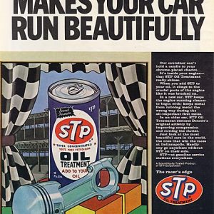 STP Oil Treatment Ad 1968