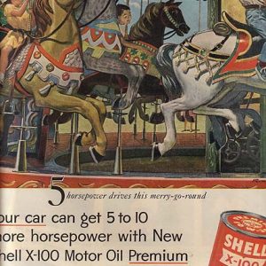 Shell Oil Ad 1955