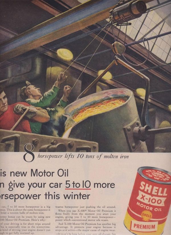 Shell Oil Ad 1956