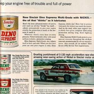 Sinclair Oil Ad 1966