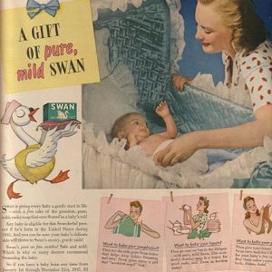 Swan Soap Ad 1945