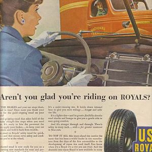 U S Royal Tires Ad 1946