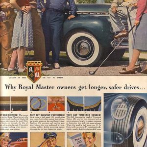 United States Rubber Company Tires Ad 1941