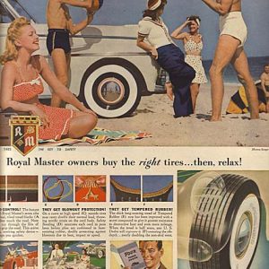 United States Rubber Company Tires Ad May 1941