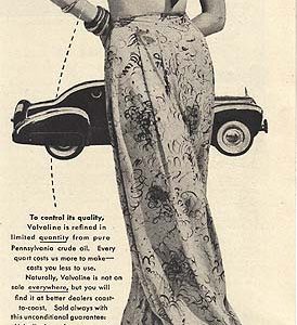 Valvoline Oil Ad 1946