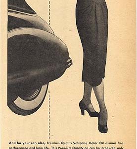 Valvoline Oil Ad 1947