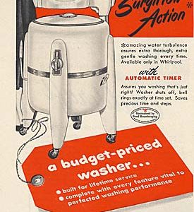 Whirlpool Washing Machine Ad 1951