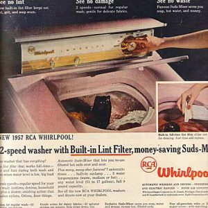 Whirlpool Washing Machine Ad 1956