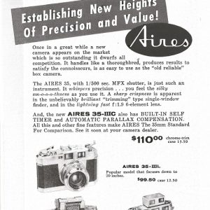 Aires Camera Ad 1958
