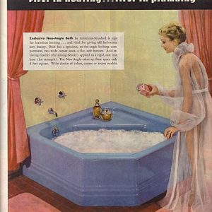 American Standard Bath Ad 1951