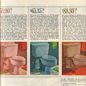 American Standard Toilet Ad 1964