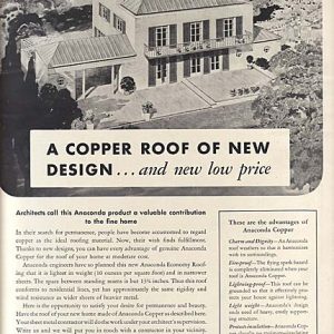Anaconda Roofing Ad 1937