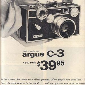 Argus Camera Ad 1959