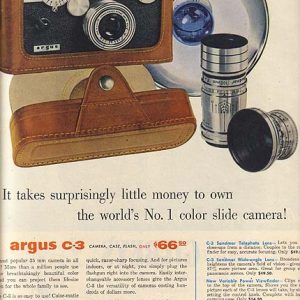 Argus Camera Ad June 1956