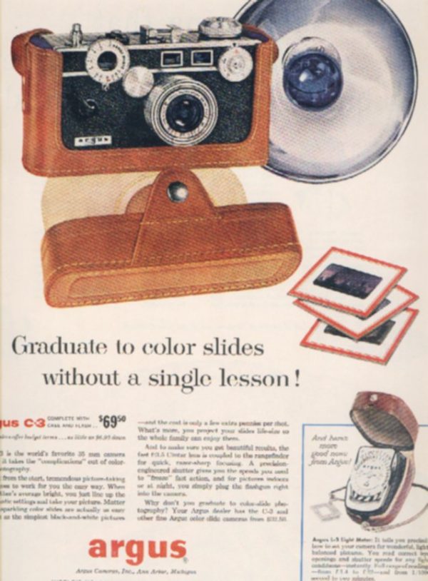 Argus Camera Ad November 1956