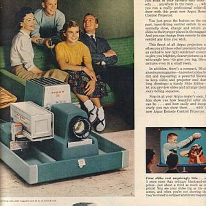 Argus Slide Projector Ad 1957