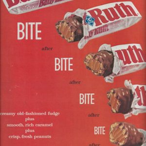 Baby Ruth Candy Ad 1960