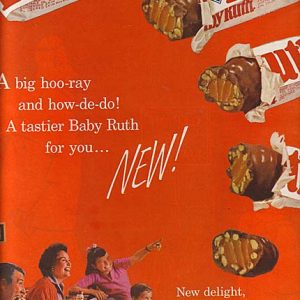 Baby Ruth Candy Ad 1961