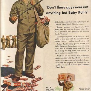 Baby Ruth Candy Ad October 1943