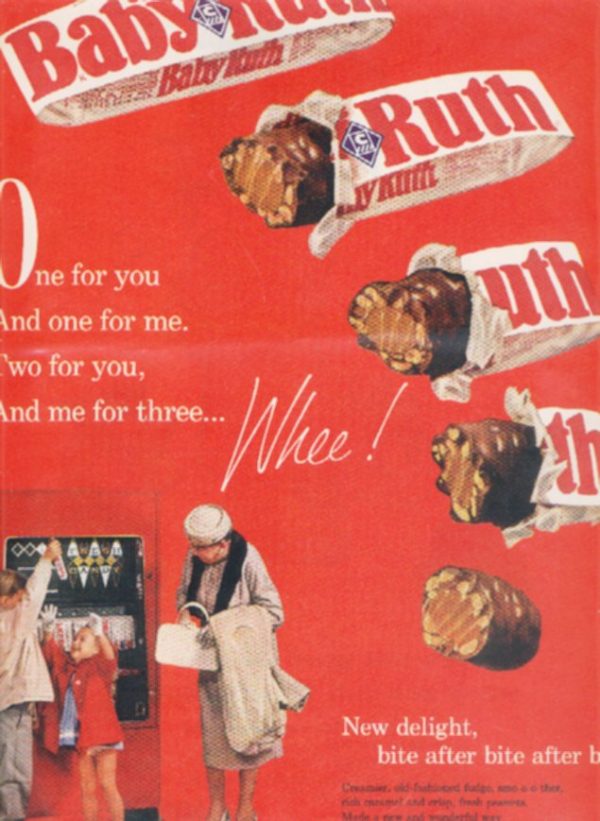 Baby Ruth Candy Ad September 1961