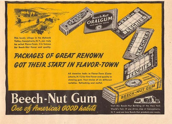 Beech-Nut Candy Ad 1939