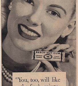 Beech-Nut Candy Ad 1950