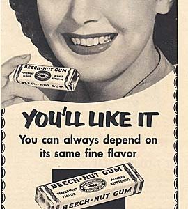 Beech-Nut Candy Ad 1951