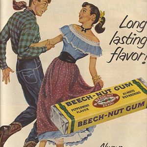 Beech-Nut Candy Ad 1952