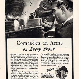 Bell & Howell Motion Picture Camera Ad 1943