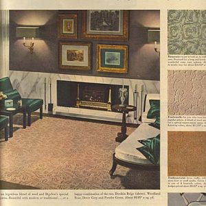 Bigelow Rugs and Carpets Ad 1952