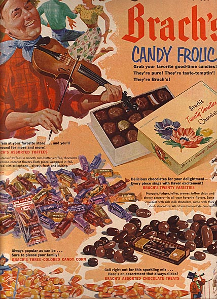 1983 Brach's Candy Ad - The secret of old-fashioned candy store candy