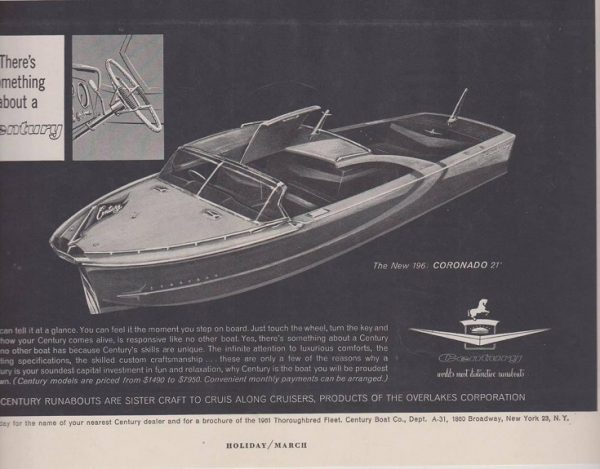 Century Boats Ad 1961