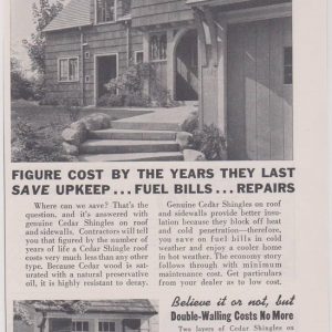 Certigrade Roofing Shingles Ad 1938