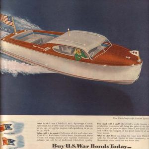 Chris-Craft Boats Ad 1945